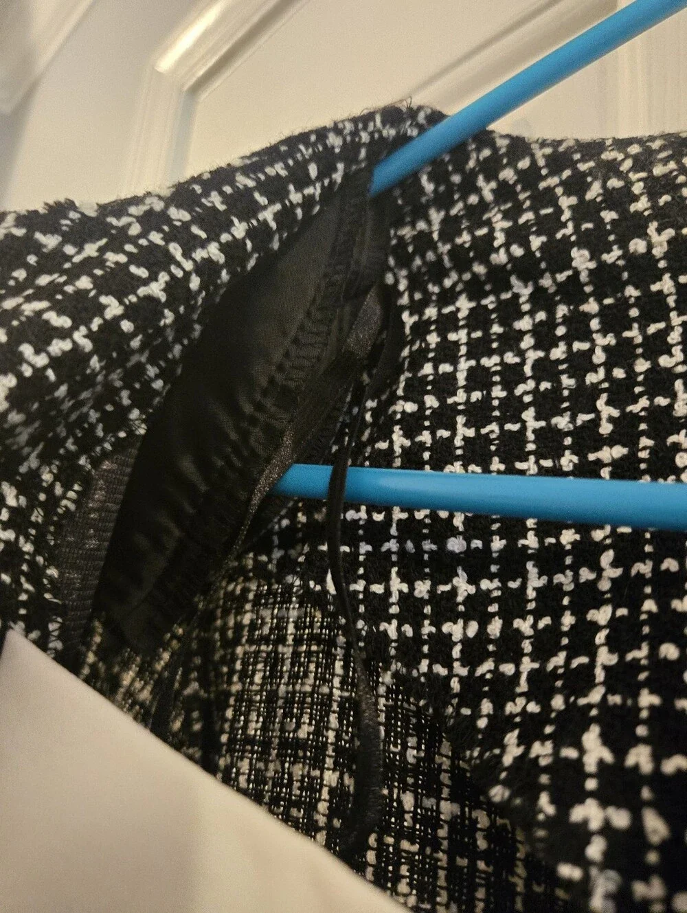 Vintage Chadwicks Size 6 Black and White Tweed Jacket and Sheath Dress